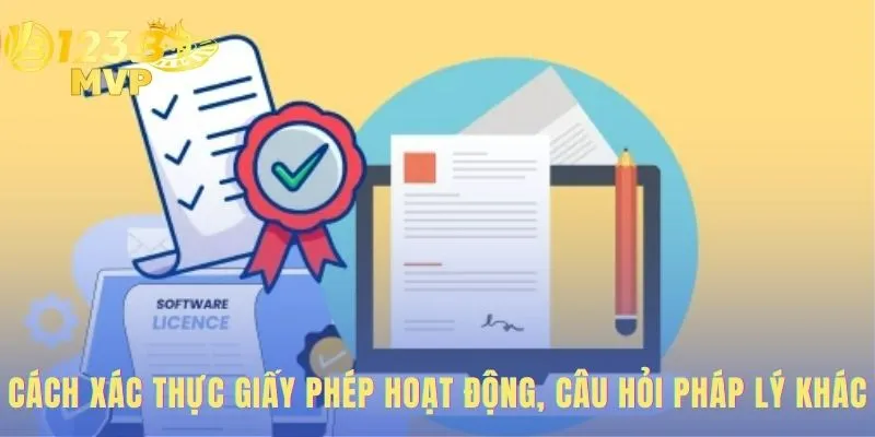 Giấy Phép Hoạt Động 123B - Chứng Thực Uy Tín Quốc Tế 3 Tự kiểm chứng giấy phép hoạt động trên web của cơ quan quản lý