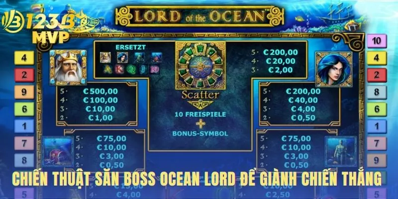 Chiến thuật ocean lord dùng kỹ năng Đóng Băng và Khóa Mục Tiêu