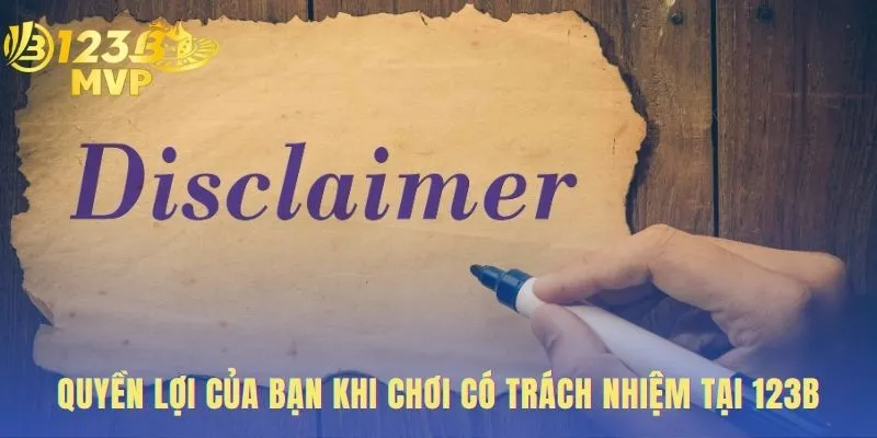 Chơi có trách nhiệm 123B giúp bạn kiểm soát tài chính.