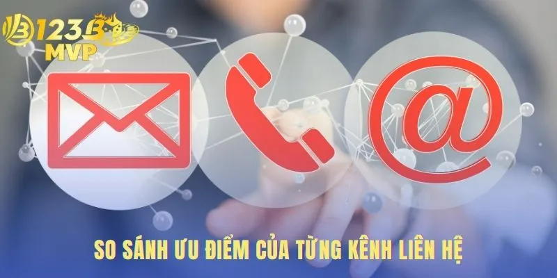 Liên Hệ 123B - Cổng Kết Nối CSKH Chính Thức Hoạt Động 24/7 2 So sánh các kênh liên hệ để chọn phương thức tối ưu